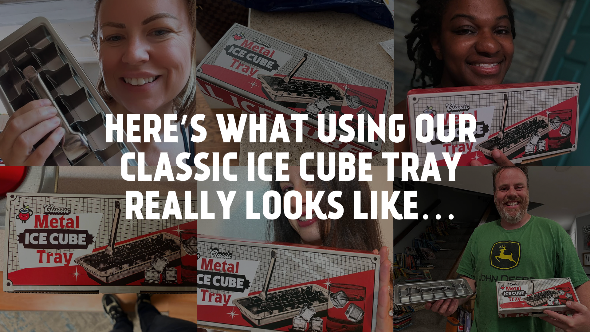 Amazon.com: Captain Cranberry Stainless Steel Ice Cube Tray with